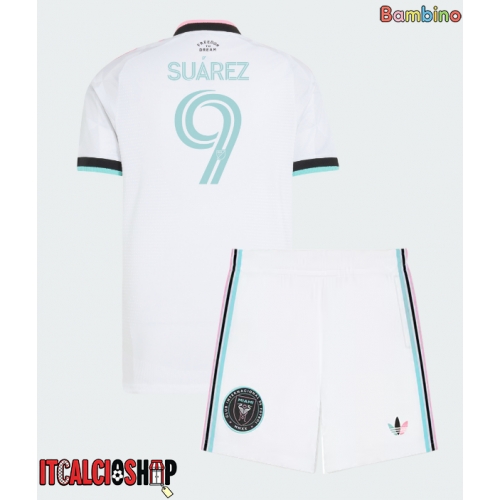 Inter Miami Luis Suarez #9 Terza Maglia Bambino 2026-27 Manica Corta (+ Pantaloni corti)